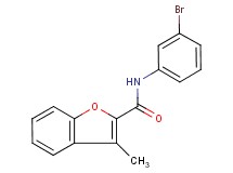 N-(3-bromophenyl)-3-methyl-1-benzofuran-2-carboxamide