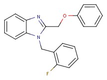 1-(2-fluorobenzyl)-2-(phenoxymethyl)-1H-benzimidazole