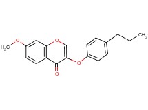 7-methoxy-3-(4-propylphenoxy)-4H-chromen-4-one