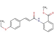 methyl 2-{[3-(4-ethoxyphenyl)acryloyl]amino}benzoate
