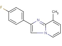 2-(4-fluorophenyl)-8-methylimidazo[1,2-a]pyridine