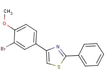 4-(3-bromo-4-methoxyphenyl)-2-phenyl-1,3-thiazole