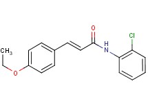 N-(2-chlorophenyl)-3-(4-ethoxyphenyl)acrylamide