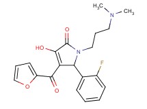 1-[3-(dimethylamino)propyl]-5-(2-fluorophenyl)-4-(2-furoyl)-3-hydroxy-1,5-dihydro-2H-pyrrol-2-one