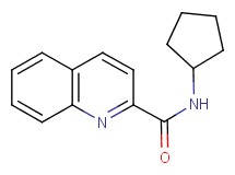 N-cyclopentyl-2-quinolinecarboxamide