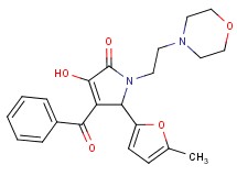 4-benzoyl-3-hydroxy-5-(5-methyl-2-furyl)-1-[2-(4-morpholinyl)ethyl]-1,5-dihydro-2H-pyrrol-2-one
