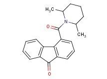 4-[(2,6-dimethyl-1-piperidinyl)carbonyl]-9H-fluoren-9-one