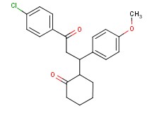 2-[3-(4-chlorophenyl)-1-(4-methoxyphenyl)-3-oxopropyl]cyclohexanone