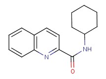 N-cyclohexyl-2-quinolinecarboxamide