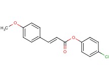 4-chlorophenyl 3-(4-methoxyphenyl)acrylate