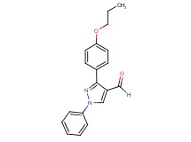 1-phenyl-3-(4-propoxyphenyl)-1H-pyrazole-4-carbaldehyde