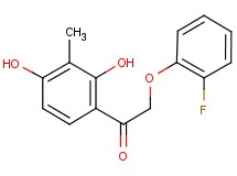 1-(2,4-dihydroxy-3-methylphenyl)-2-(2-fluorophenoxy)ethanone