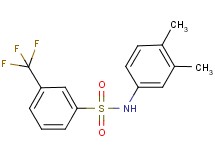 N-(3,4-dimethylphenyl)-3-(trifluoromethyl)benzenesulfonamide