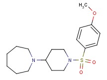 1-{1-[(4-methoxyphenyl)sulfonyl]-4-piperidinyl}azepane oxalate