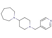1-[1-(4-pyridinylmethyl)-4-piperidinyl]azepane oxalate