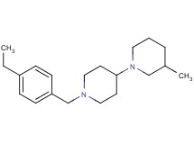 1'-(4-ethylbenzyl)-3-methyl-1,4'-bipiperidine oxalate
