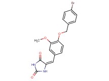 5-{4-[(4-bromobenzyl)oxy]-3-methoxybenzylidene}-2,4-imidazolidinedione