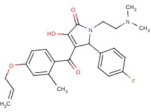 4-[4-(allyloxy)-2-methylbenzoyl]-1-[2-(dimethylamino)ethyl]-5-(4-fluorophenyl)-3-hydroxy-1,5-dihydro-2H-pyrrol-2-one