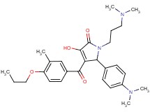5-[4-(dimethylamino)phenyl]-1-[3-(dimethylamino)propyl]-3-hydroxy-4-(3-methyl-4-propoxybenzoyl)-1,5-dihydro-2H-pyrrol-2-one