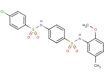 4-chloro-N-(4-{[(2-methoxy-5-methylphenyl)amino]sulfonyl}phenyl)benzenesulfonamide