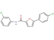 N-(3-chlorophenyl)-5-(4-chlorophenyl)-2-furamide