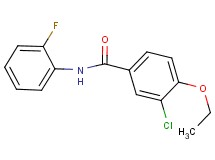 3-chloro-4-ethoxy-N-(2-fluorophenyl)benzamide