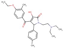 1-[2-(diethylamino)ethyl]-4-(4-ethoxy-3-methylbenzoyl)-3-hydroxy-5-(4-methylphenyl)-1,5-dihydro-2H-pyrrol-2-one