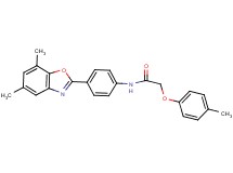 N-[4-(5,7-dimethyl-1,3-benzoxazol-2-yl)phenyl]-2-(4-methylphenoxy)acetamide