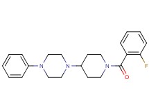 1-[1-(2-fluorobenzoyl)-4-piperidinyl]-4-phenylpiperazine oxalate