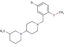 1'-(5-bromo-2-methoxybenzyl)-3-methyl-1,4'-bipiperidine oxalate