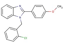 1-(2-chlorobenzyl)-2-(4-methoxyphenyl)-1H-benzimidazole