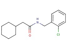 N-(2-chlorobenzyl)-2-cyclohexylacetamide