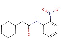 2-cyclohexyl-N-(2-nitrophenyl)acetamide