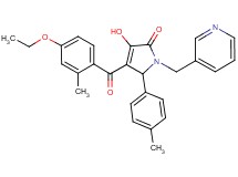 4-(4-ethoxy-2-methylbenzoyl)-3-hydroxy-5-(4-methylphenyl)-1-(3-pyridinylmethyl)-1,5-dihydro-2H-pyrrol-2-one