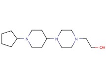 2-[4-(1-cyclopentyl-4-piperidinyl)-1-piperazinyl]ethanol ethanedioate (salt)