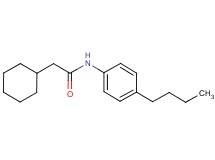 N-(4-butylphenyl)-2-cyclohexylacetamide