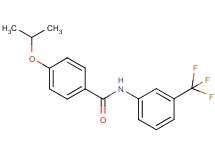 4-isopropoxy-N-[3-(trifluoromethyl)phenyl]benzamide