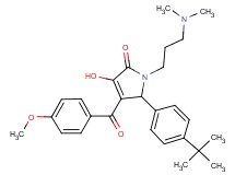 5-(4-tert-butylphenyl)-1-[3-(dimethylamino)propyl]-3-hydroxy-4-(4-methoxybenzoyl)-1,5-dihydro-2H-pyrrol-2-one