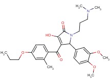 5-(3,4-dimethoxyphenyl)-1-[3-(dimethylamino)propyl]-3-hydroxy-4-(2-methyl-4-propoxybenzoyl)-1,5-dihydro-2H-pyrrol-2-one