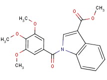 methyl 1-(3,4,5-trimethoxybenzoyl)-1H-indole-3-carboxylate