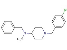N-benzyl-1-(4-chlorobenzyl)-N-methyl-4-piperidinamine oxalate