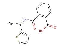 2-({[1-(2-thienyl)ethyl]amino}carbonyl)benzoic acid