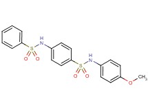 N-(4-methoxyphenyl)-4-[(phenylsulfonyl)amino]benzenesulfonamide