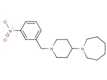1-[1-(3-nitrobenzyl)-4-piperidinyl]azepane oxalate