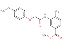 methyl 3-{[(4-methoxyphenoxy)acetyl]amino}-4-methylbenzoate