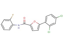 5-(2,4-dichlorophenyl)-N-(2-fluorophenyl)-2-furamide