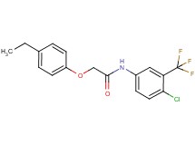 N-[4-chloro-3-(trifluoromethyl)phenyl]-2-(4-ethylphenoxy)acetamide