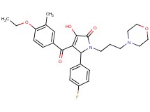 4-(4-ethoxy-3-methylbenzoyl)-5-(4-fluorophenyl)-3-hydroxy-1-[3-(4-morpholinyl)propyl]-1,5-dihydro-2H-pyrrol-2-one