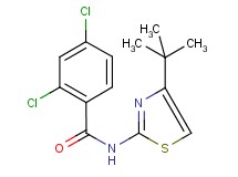 N-(4-tert-butyl-1,3-thiazol-2-yl)-2,4-dichlorobenzamide