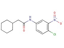 N-(4-chloro-3-nitrophenyl)-2-cyclohexylacetamide
